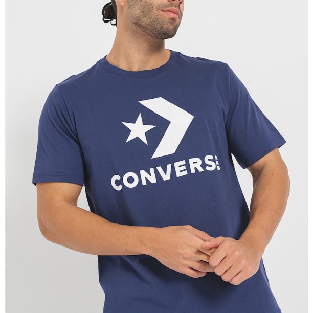 Унисекс тениска с лого Converse