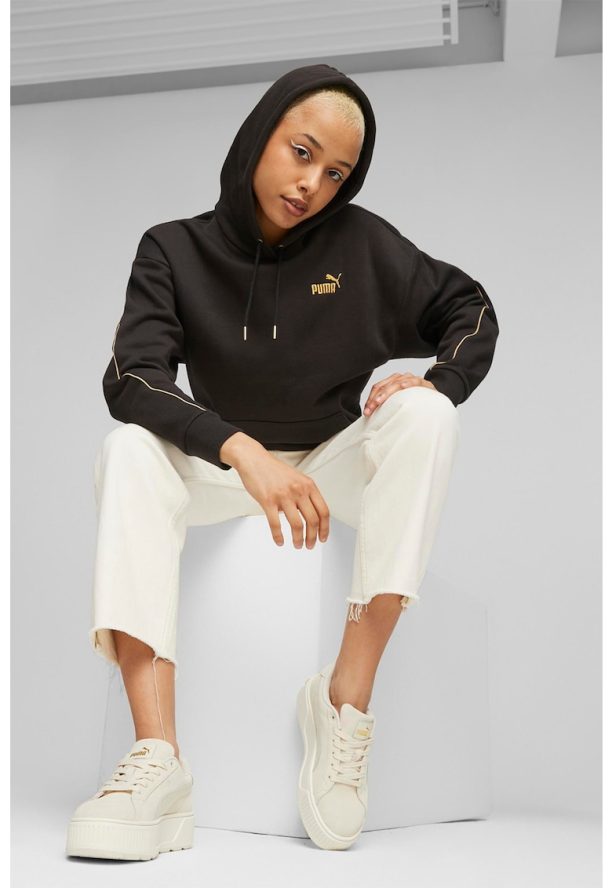 Худи Essentials Minimal Gold с паднали ръкави Puma