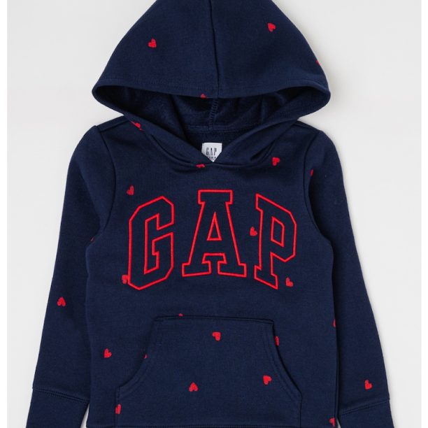 Худи с лого и сърцевидна шарка GAP