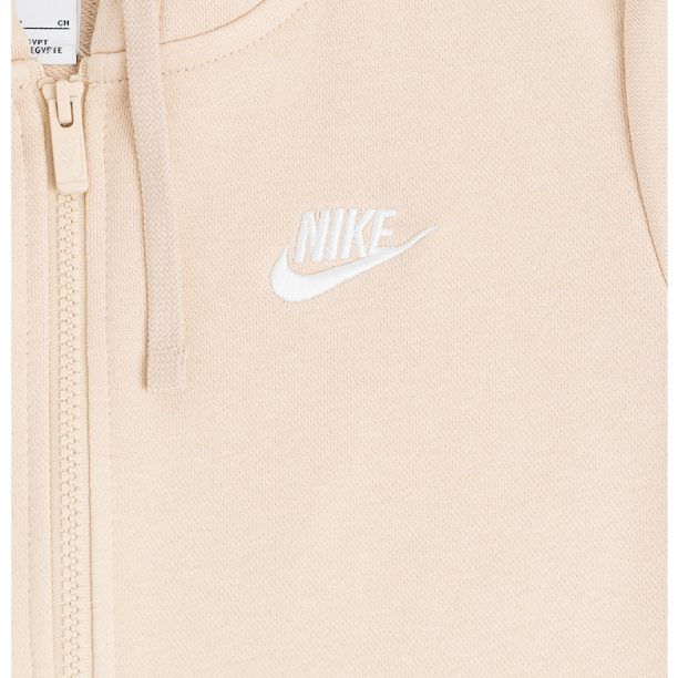 Худи с цип Sportswear Club със скосени джобове Nike