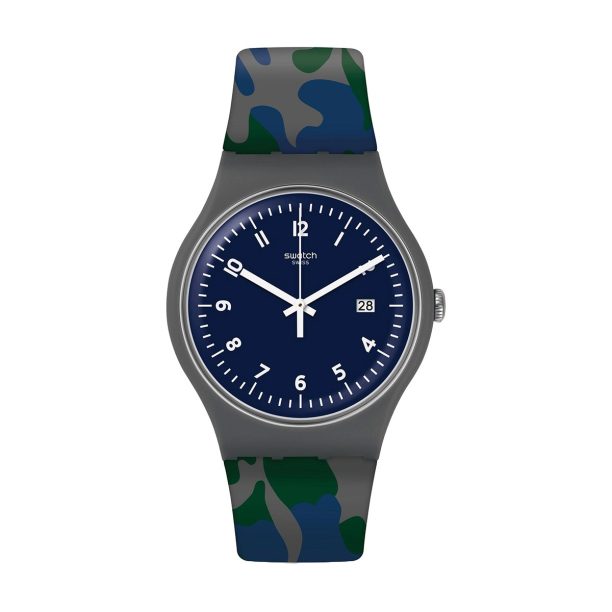 Оригинален Мъжки Часовник Swatch Camougreen SUOM400