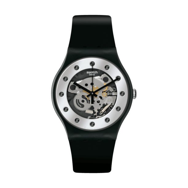 Оригинален Мъжки Часовник Swatch Silver Glam SO29B109