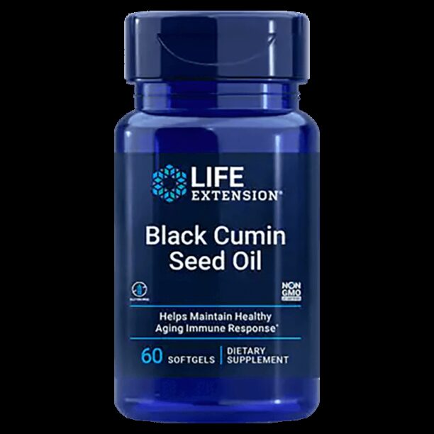 Black Cumin Seed Oil/ Черен кимион масло 500 mg х 60 софтгел капсули Life Extension