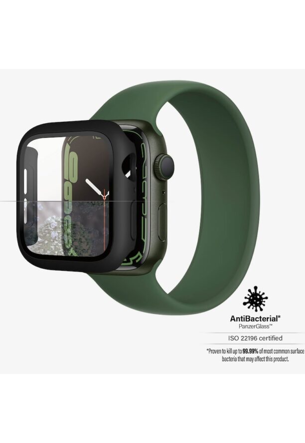 Калъф  за Apple watch Series 7 - 41 мм - Прозрачен/Черна рамка PanzerGlass