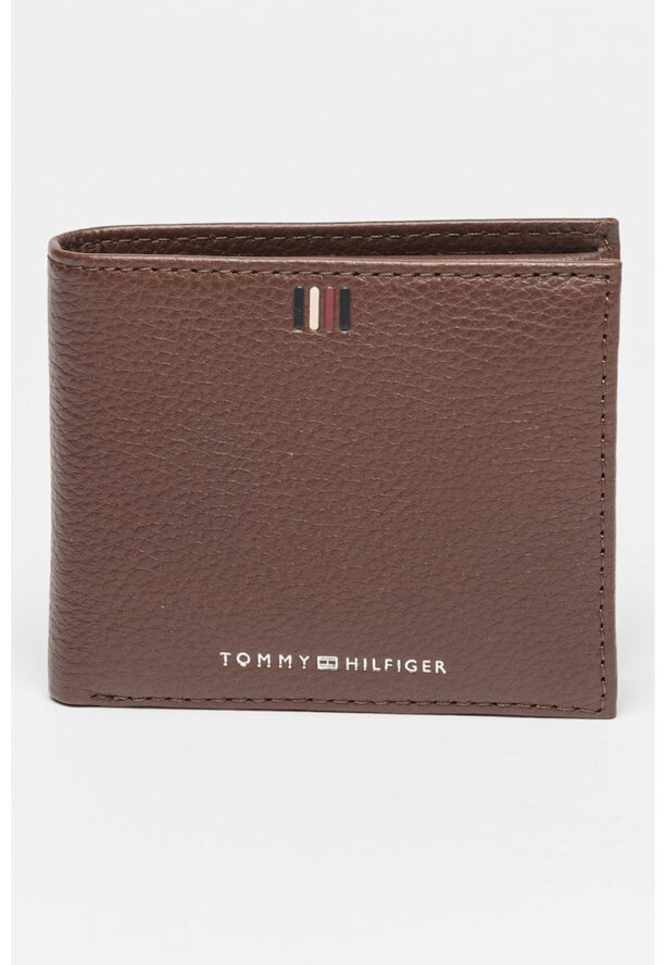 Кожен портфейл Central с отделение за монети Tommy Hilfiger