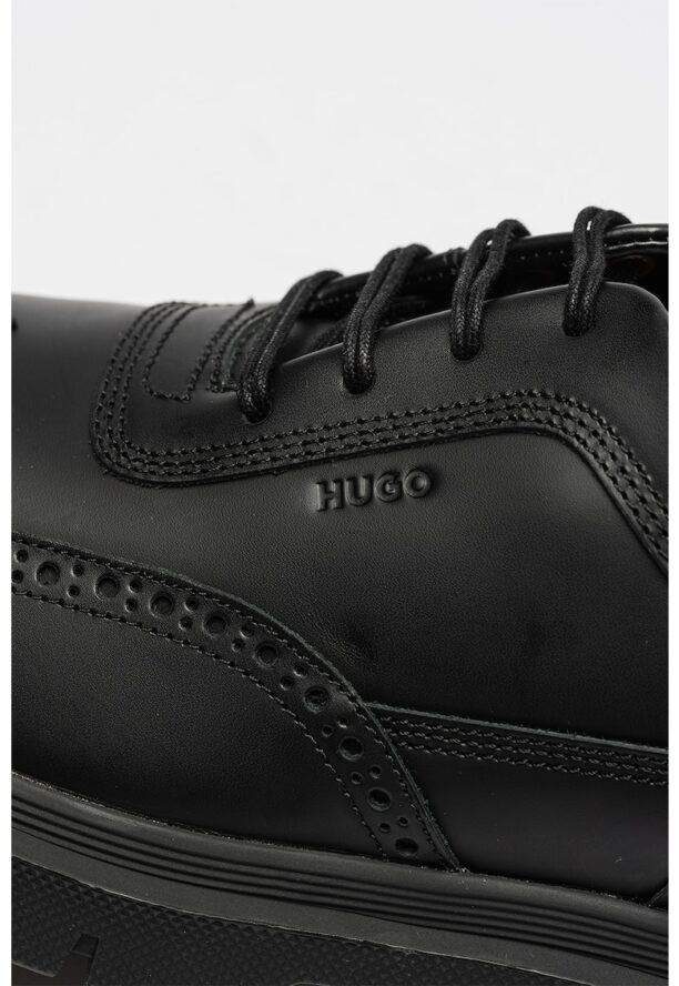 Кожени обувки Ryan Oxford HUGO