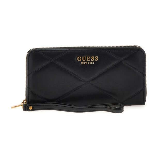 Портмоне Cilian от еко кожа с каишка за китката Guess