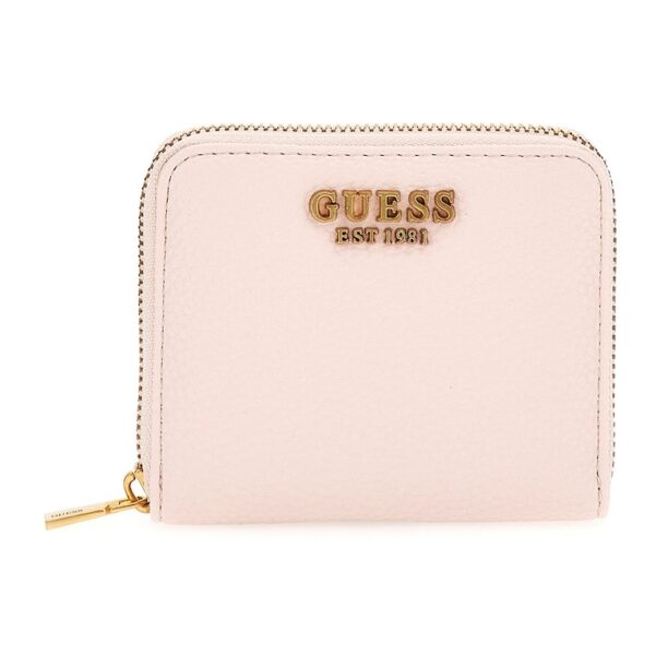 Портфейл Laryn от еко кожа с метално лого Guess