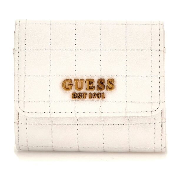 Портфейл от еко кожа Tia с метално лого Guess