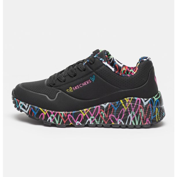 Спортни обувки Uno Lite - Lovely Luv от еко кожа Skechers