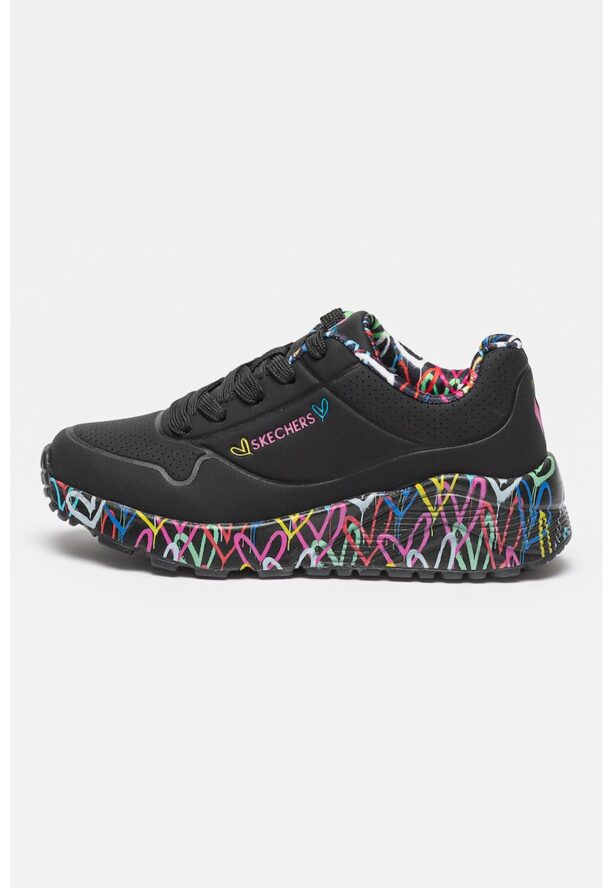 Спортни обувки Uno Lite - Lovely Luv от еко кожа Skechers