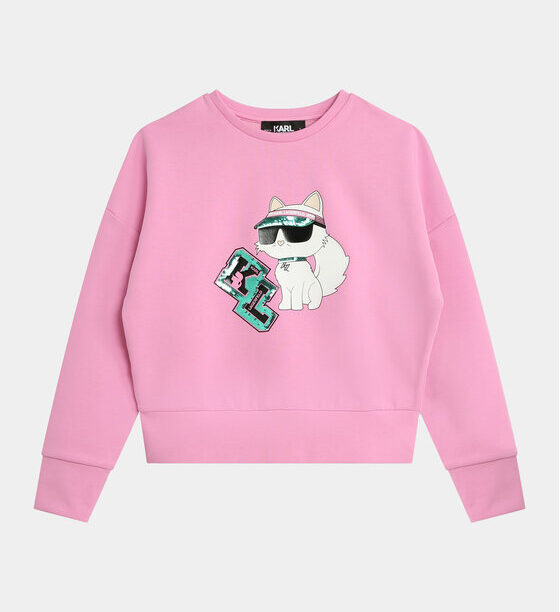 Суитшърт Karl Lagerfeld Kids за Момичета