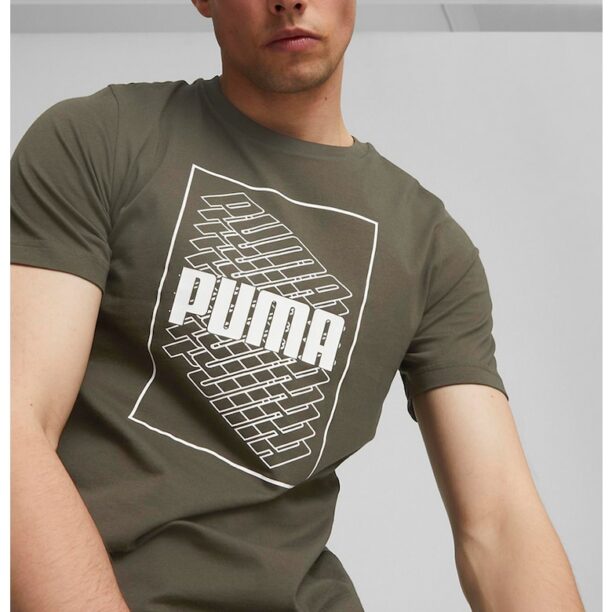 Тениска Wording с лого Puma