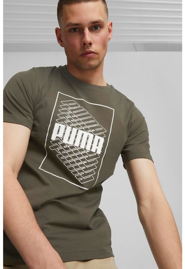 Тениска Wording с лого Puma