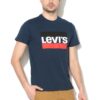 Тениска с лого и овално деколте Levis