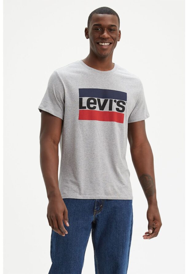 Тениска с лого и овално деколте Levis