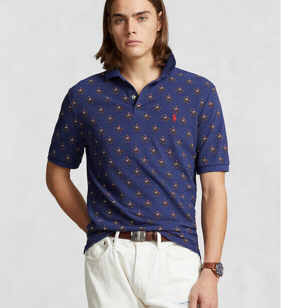 Тениска с яка и копчета Polo Ralph Lauren за Мъже