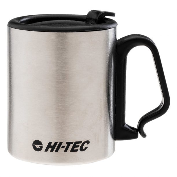 Термо чаша HI-TEC Tass Mug - Черен - Сив на ниска цена