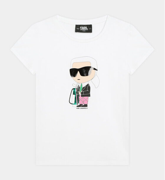 Тишърт Karl Lagerfeld Kids за Момичета