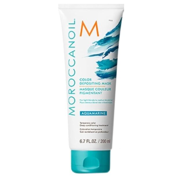 Тонираща маска за коса  Aquamarine за руса коса Moroccanoil