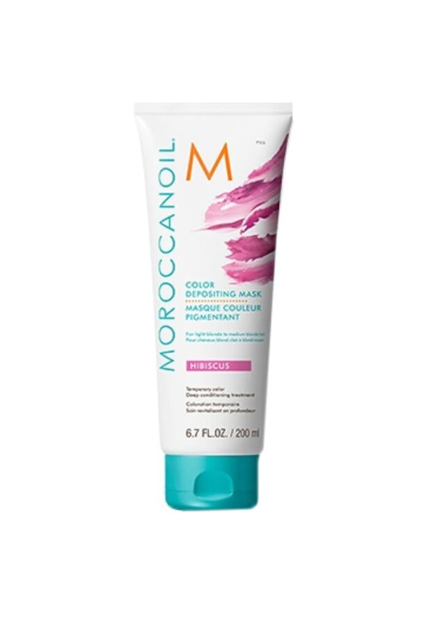 Тонираща маска за коса  Hibiscus за руса коса Moroccanoil