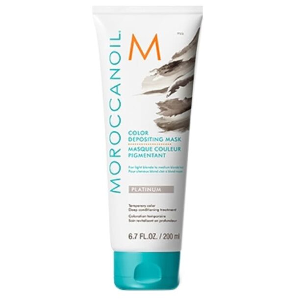 Тонираща маска за коса  Platinum за руса коса Moroccanoil