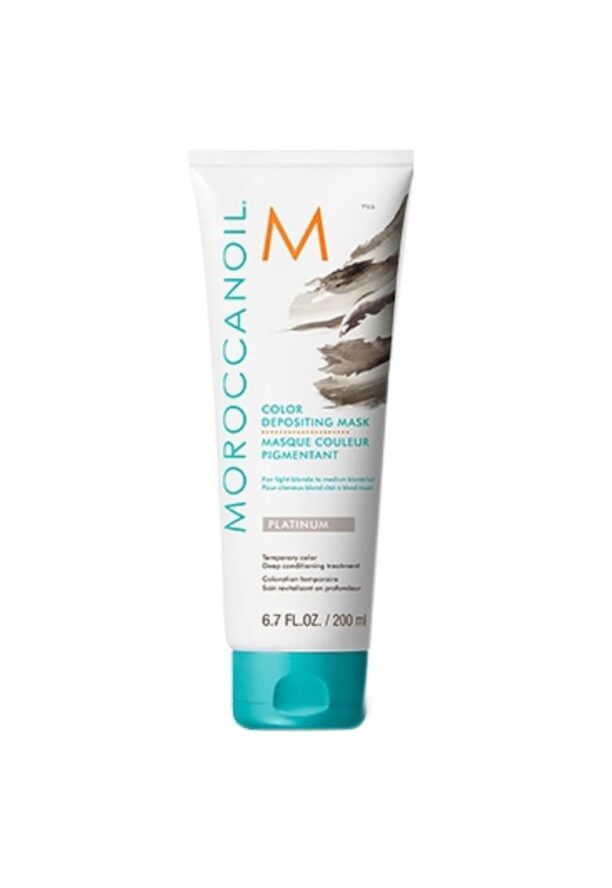 Тонираща маска за коса  Platinum за руса коса Moroccanoil