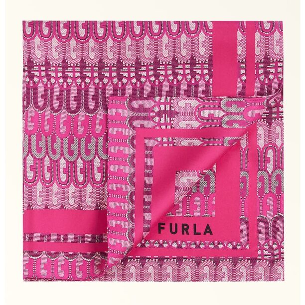 Шал Primula Carre' с принт Furla