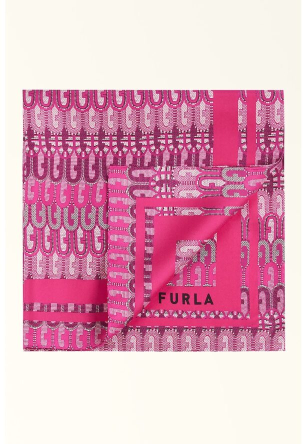 Шал Primula Carre' с принт Furla