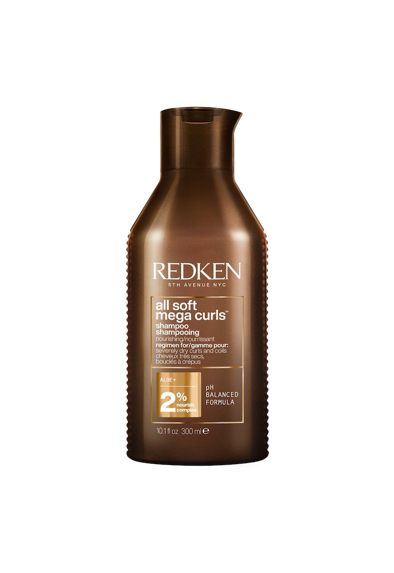 Шампоан Professional  All Soft Mega Curls с Алое Вера - За много суха и къдрава коса - 300 мл Redken