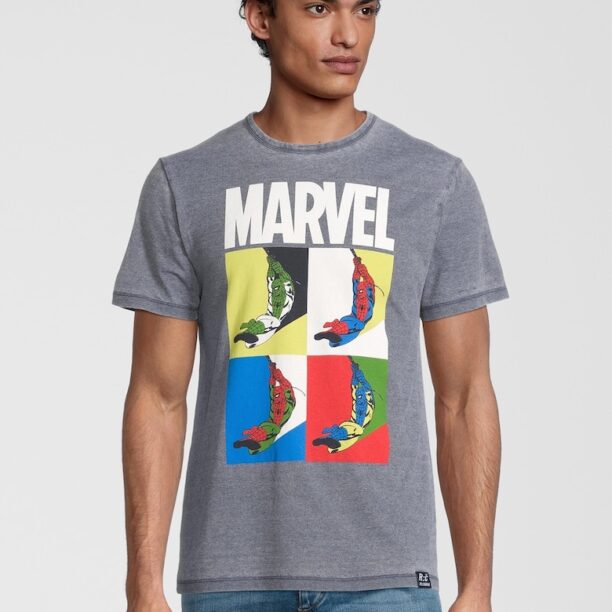 T-Shirt Marvel Spider-Man Pop Art Blue 5391 Recovered