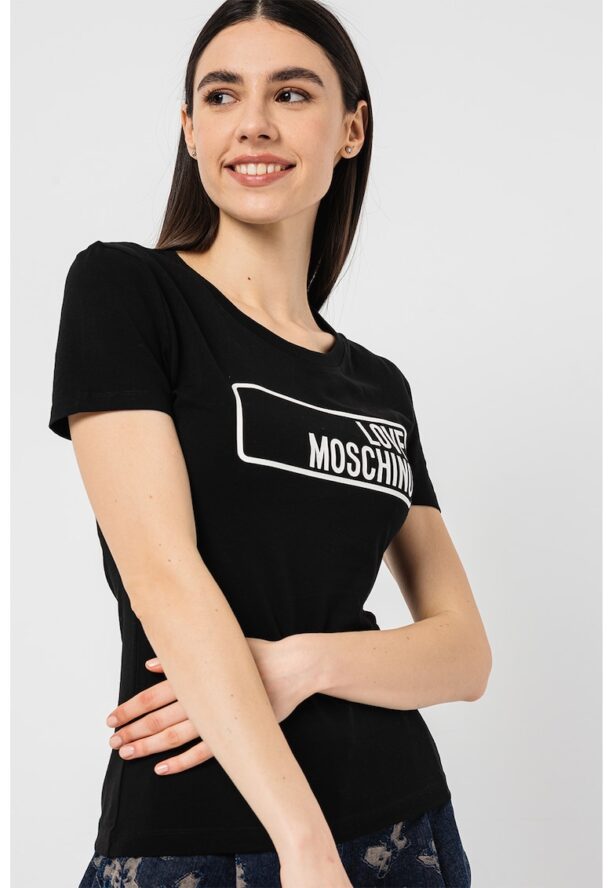 Tениска с лого Love Moschino