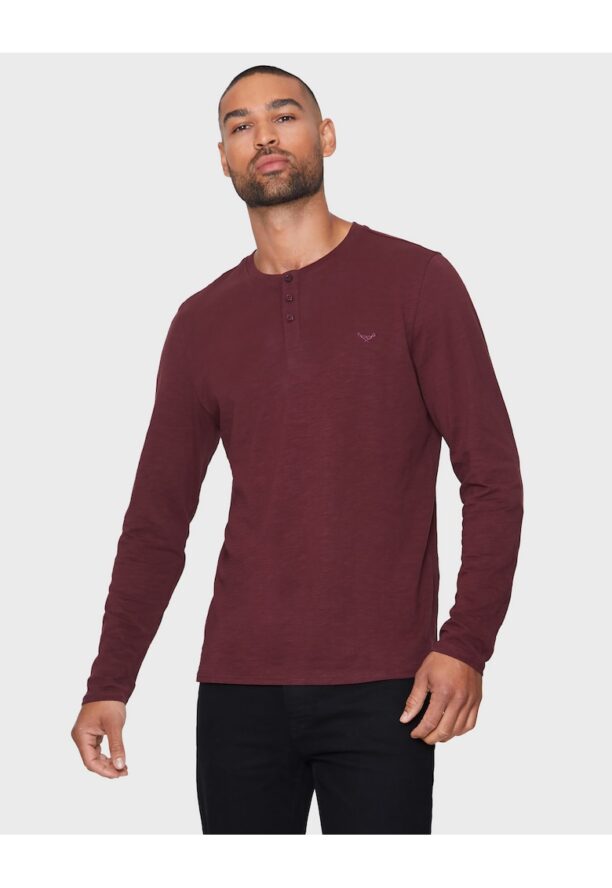 Блуза 3407 с деколте Henley - 5 броя Threadbare