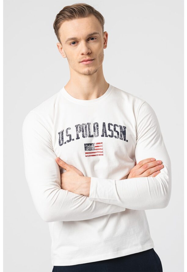 Блуза с лого US Polo Assn