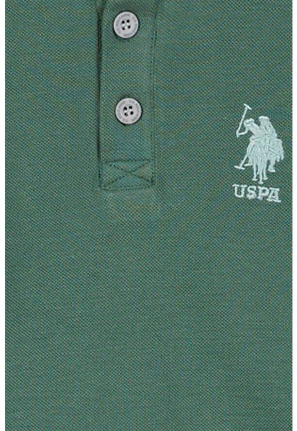 Блуза с яка и лого US Polo Assn