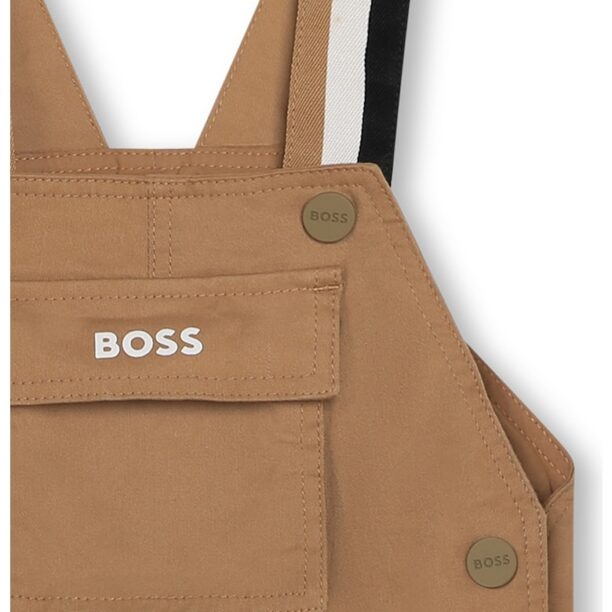 Гащеризон с джоб и квадратно деколте BOSS Kidswear