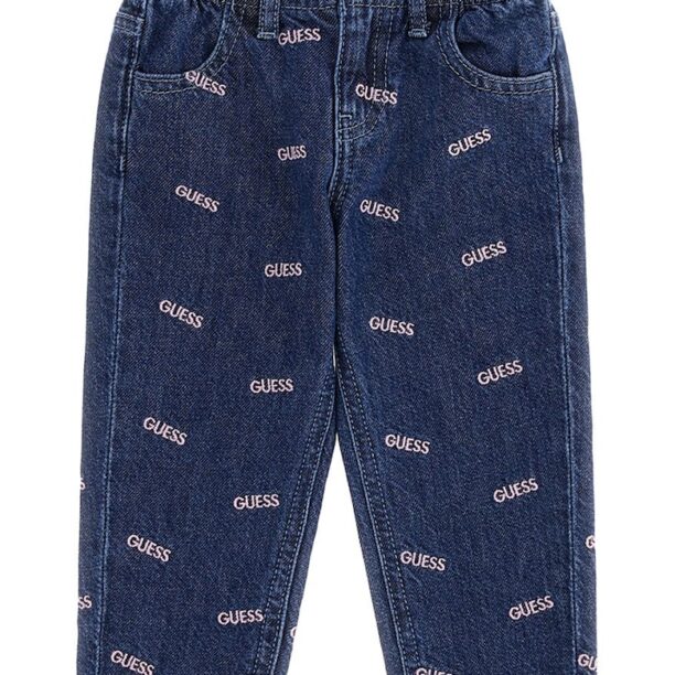 Дънки с бродирано лого GUESS JEANS