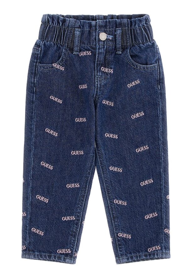 Дънки с бродирано лого GUESS JEANS