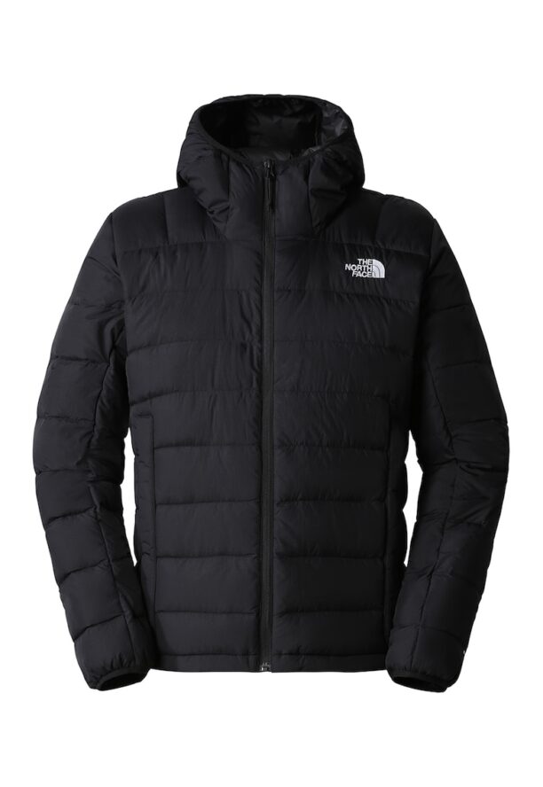 Зимно пухено яке с качулка и лого The North Face