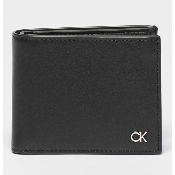 Кожен портфейл с двойно прегъване и защита RFID CALVIN KLEIN