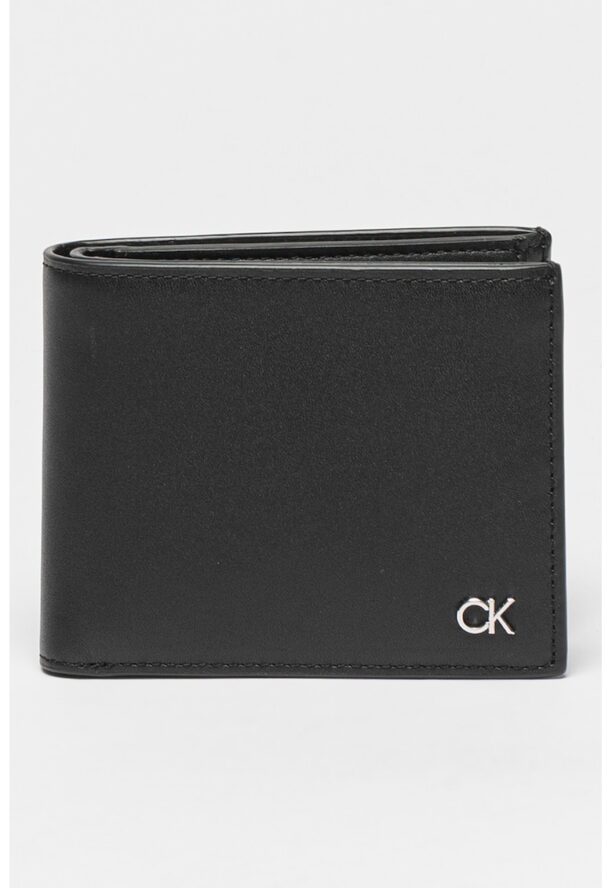 Кожен портфейл с двойно прегъване и защита RFID CALVIN KLEIN