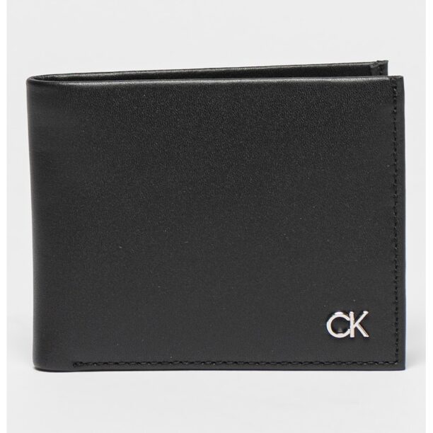 Кожен портфейл с двойно прегъване и защита RFID CALVIN KLEIN