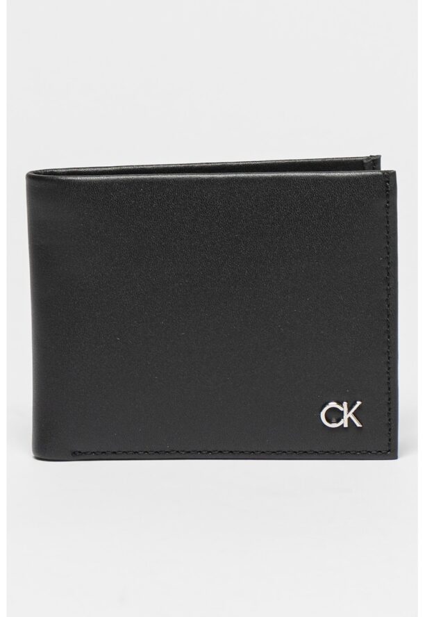 Кожен портфейл с двойно прегъване и защита RFID CALVIN KLEIN