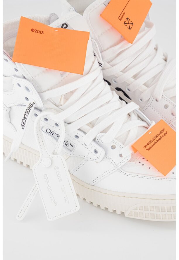 Кожени спортни обувки с висок профил OFF-WHITE