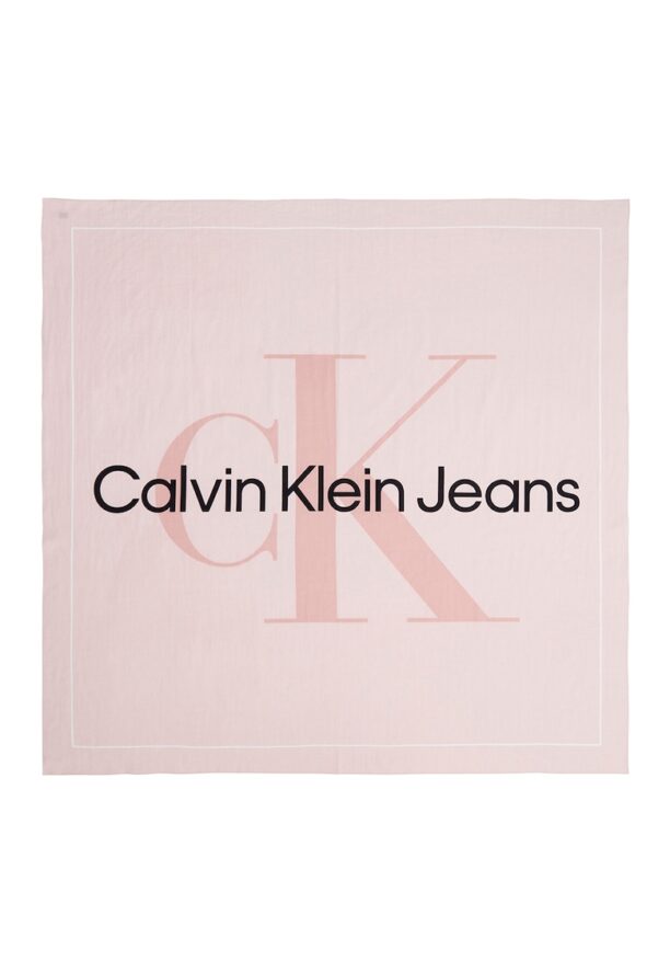 Памучен шал с лого CALVIN KLEIN JEANS