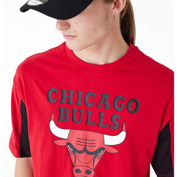 Памучна тениска Chicago Bulls с лого New Era