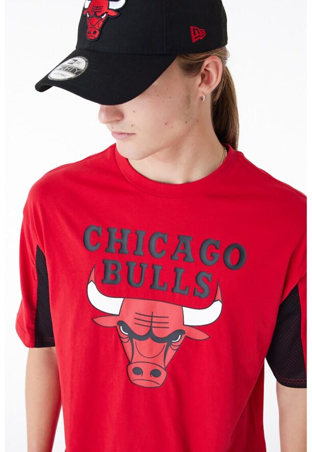 Памучна тениска Chicago Bulls с лого New Era