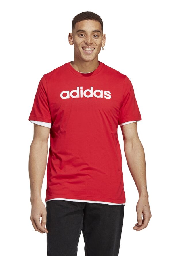 Памучна тениска Essentials с лого adidas Sportswear