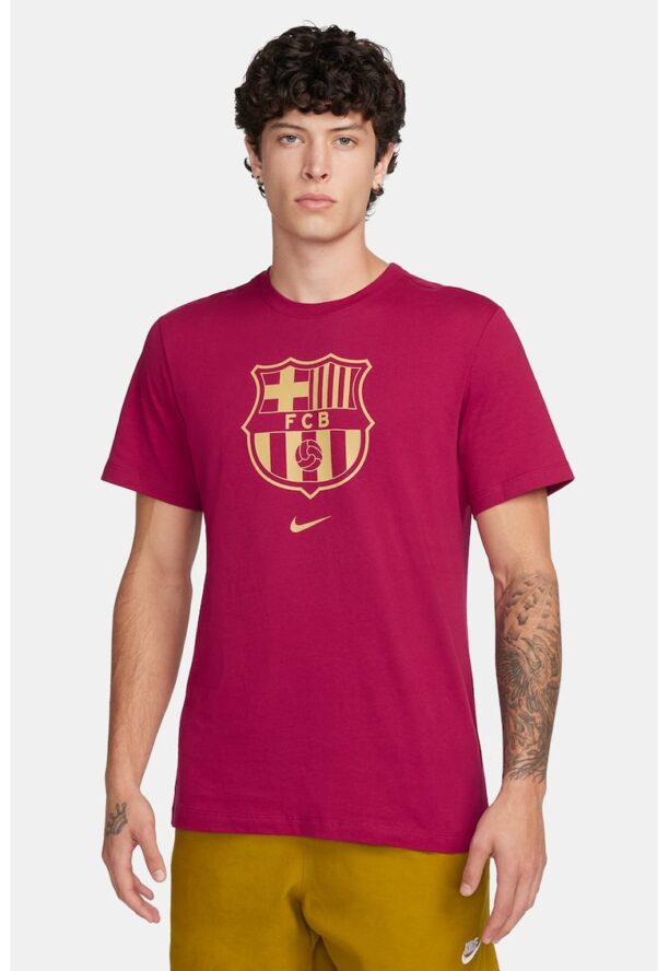 Памучна тениска F.C. Barcelona за футбол Nike