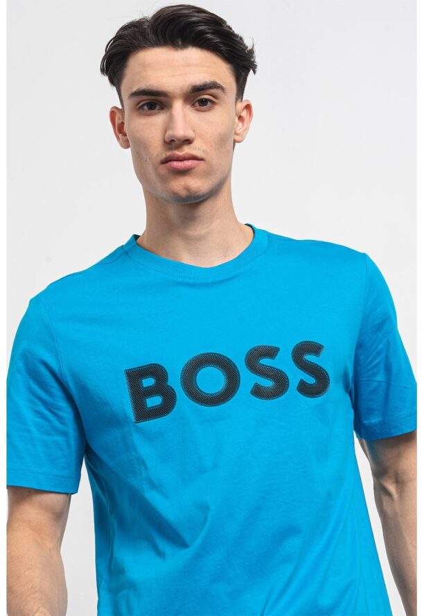 Памучна тениска с лого BOSS